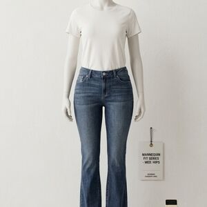 Classic Blue Mid Rise Bootcut Jeans NWT